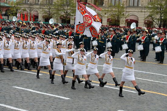 Military parade marking 72nd anniversary of Victory in 1941-45 Great Patriotic War