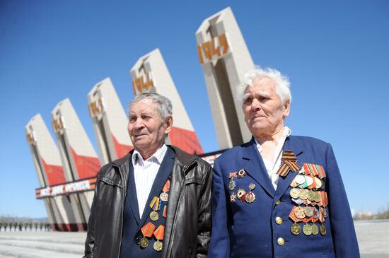 Victory Day celebrations in Russian cities