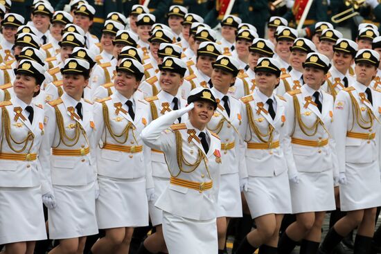 Military parade marking 72nd anniversary of Victory in 1941-45 Great Patriotic War