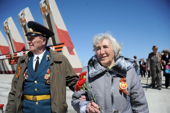 Victory Day celebrations in Russian cities