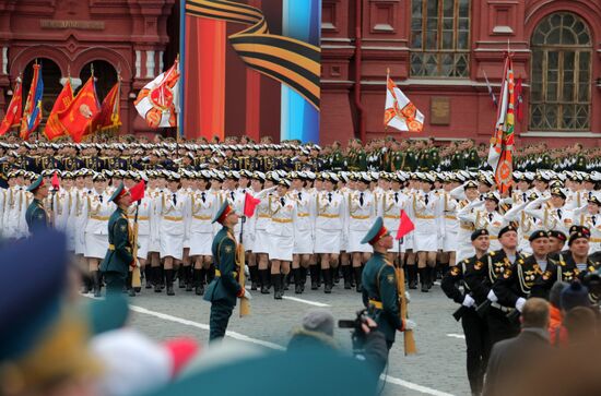 Military parade marking 72nd anniversary of Victory in 1941-45 Great Patriotic War