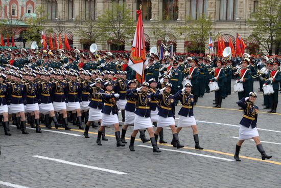 Military parade marking 72nd anniversary of Victory in 1941-45 Great Patriotic War