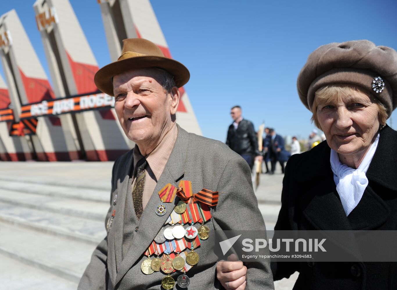 Victory Day celebrations in Russian cities