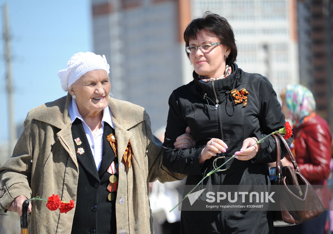 Victory Day celebrations in Russian cities