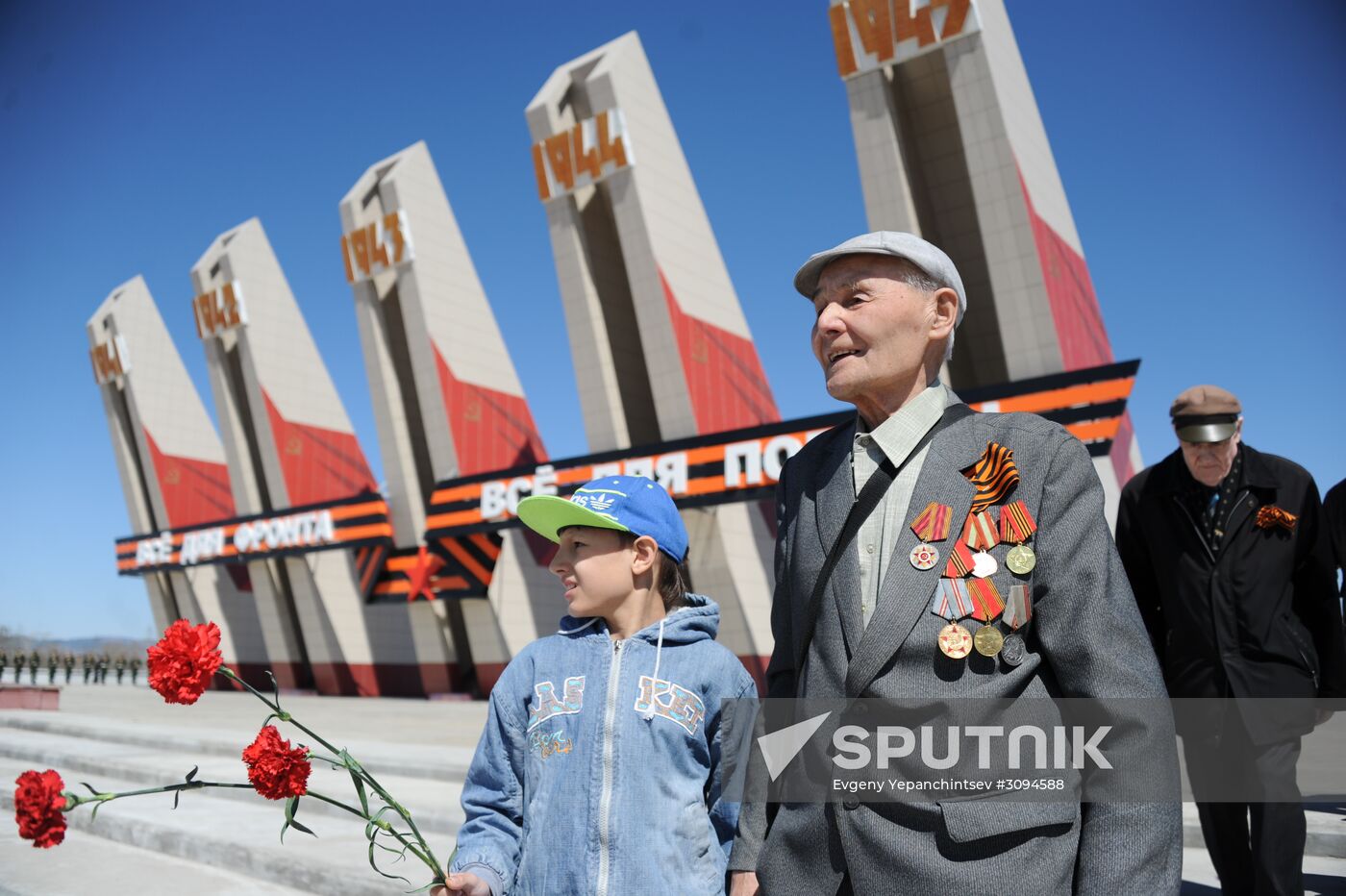 Victory Day celebrations in Russian cities