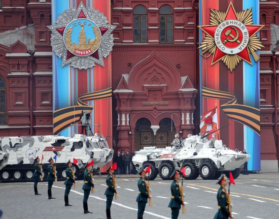 Military parade marking 72nd anniversary of Victory in 1941-45 Great Patriotic War