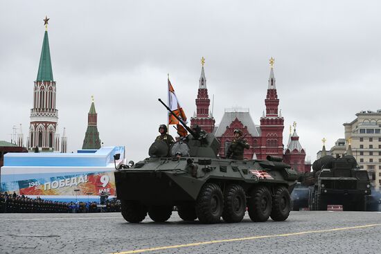 Military parade marking 72nd anniversary of Victory in 1941-45 Great Patriotic War