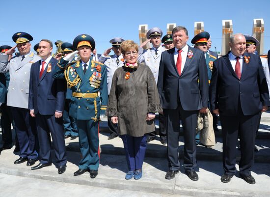 Victory Day celebrations in Russian cities