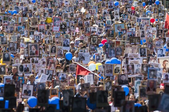 Immortal Regiment march abroad