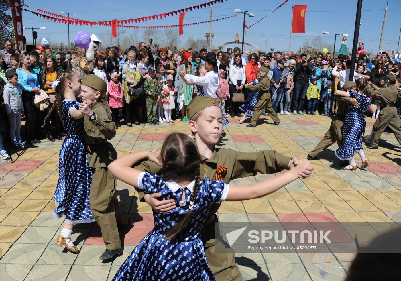 Victory Day celebrations in Russian cities