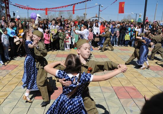 Victory Day celebrations in Russian cities