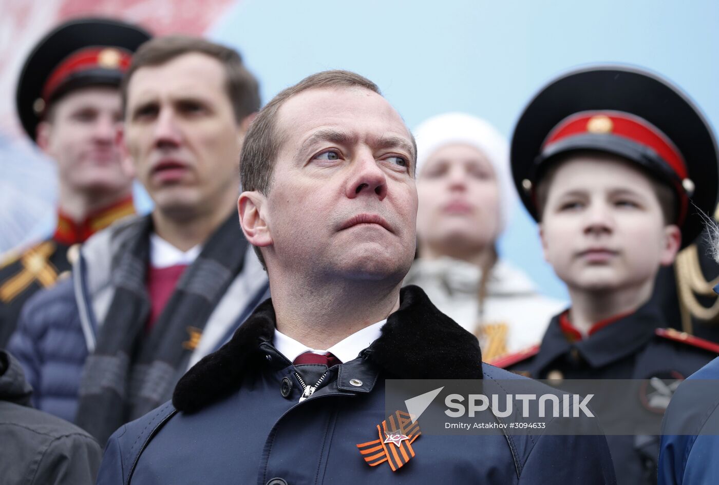 President Putin, Prime Minister Medvedev attend military parade on 72nd anniversary of victory in Great Patriotic War