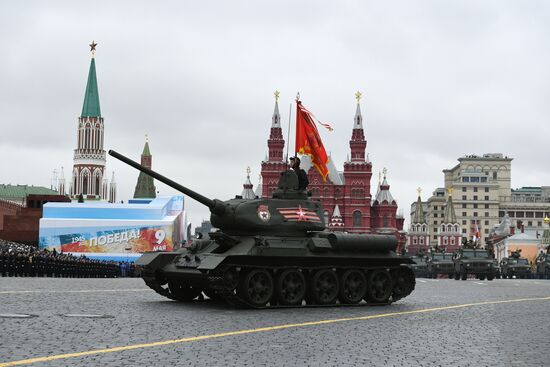 Military parade marking 72nd anniversary of Victory in 1941-45 Great Patriotic War