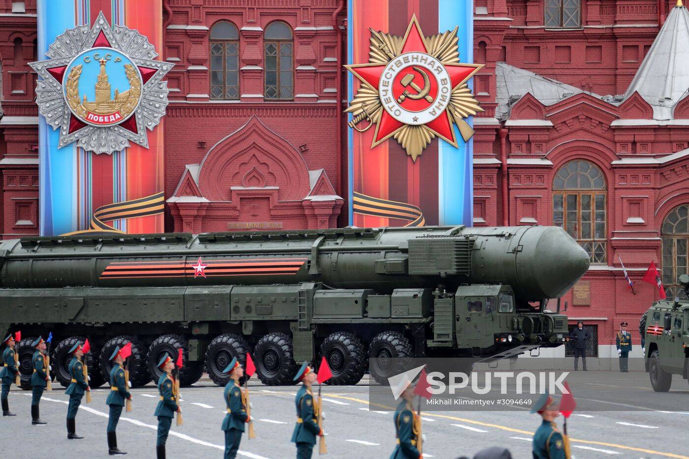 Military parade marking 72nd anniversary of Victory in 1941-45 Great Patriotic War