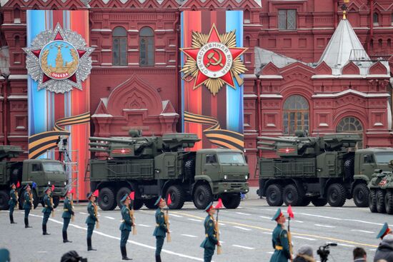Military parade marking 72nd anniversary of Victory in 1941-45 Great Patriotic War
