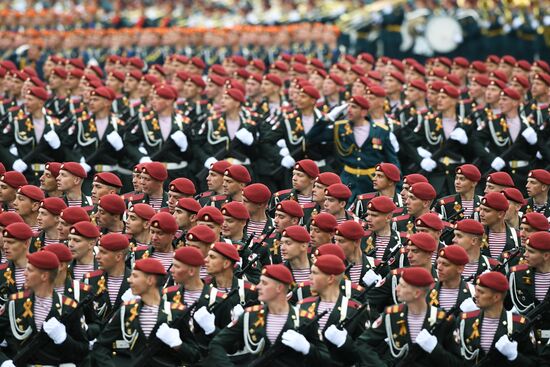Military parade marking 72nd anniversary of Victory in 1941-45 Great Patriotic War