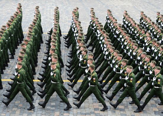 Military parade marking 72nd anniversary of Victory in 1941-45 Great Patriotic War