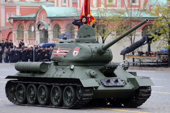 Military parade marking 72nd anniversary of Victory in 1941-45 Great Patriotic War