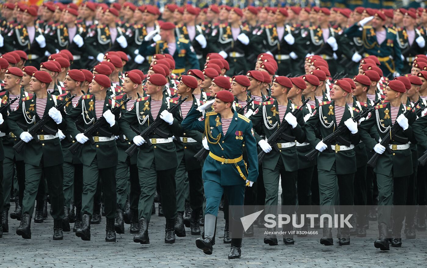 Military parade marking 72nd anniversary of Victory in 1941-45 Great Patriotic War