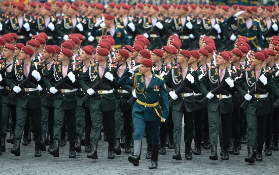 Military parade marking 72nd anniversary of Victory in 1941-45 Great Patriotic War