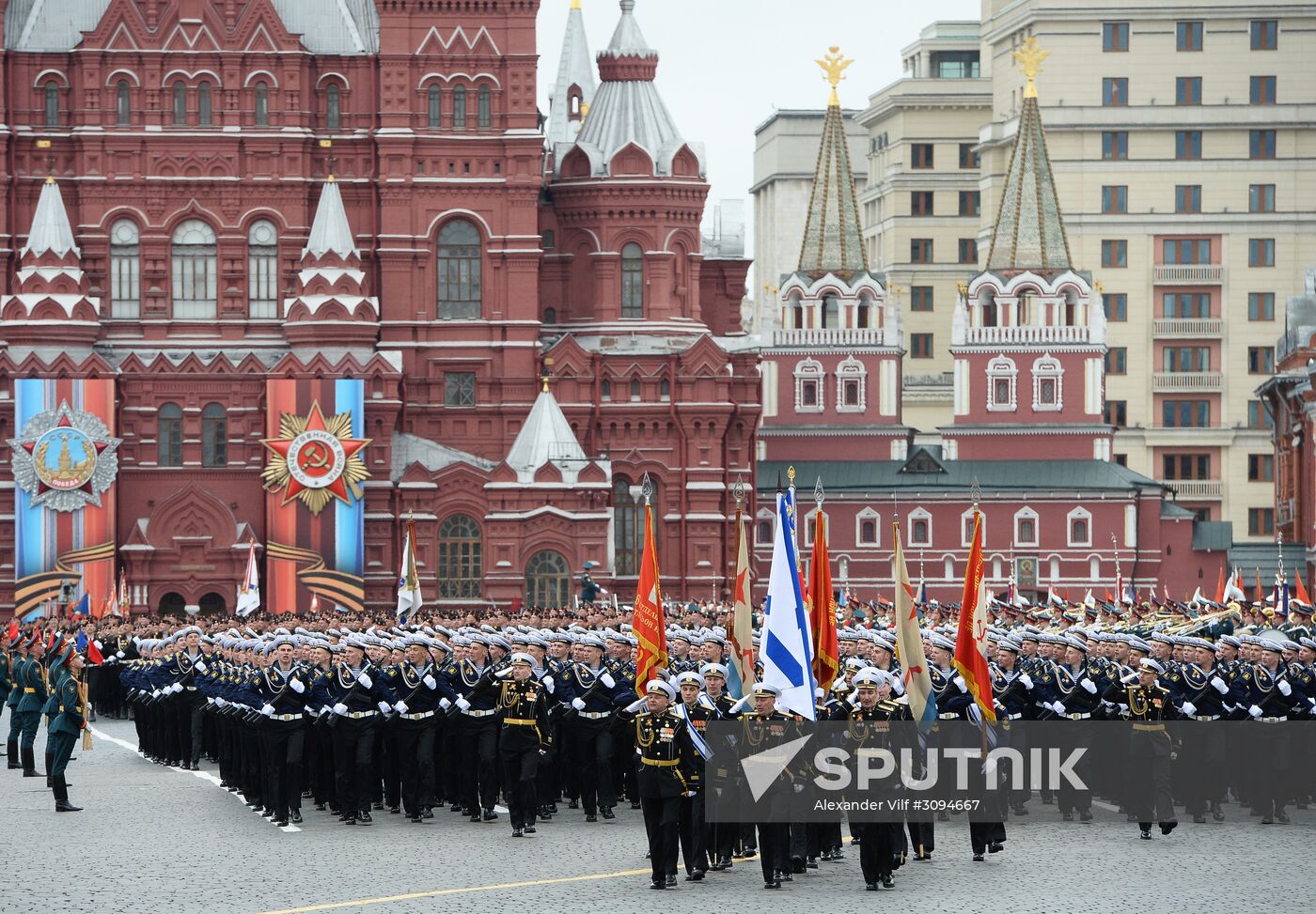 Military parade marking 72nd anniversary of Victory in 1941-45 Great Patriotic War