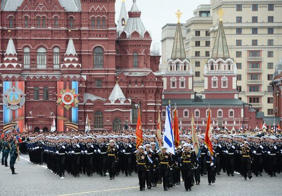 Military parade marking 72nd anniversary of Victory in 1941-45 Great Patriotic War