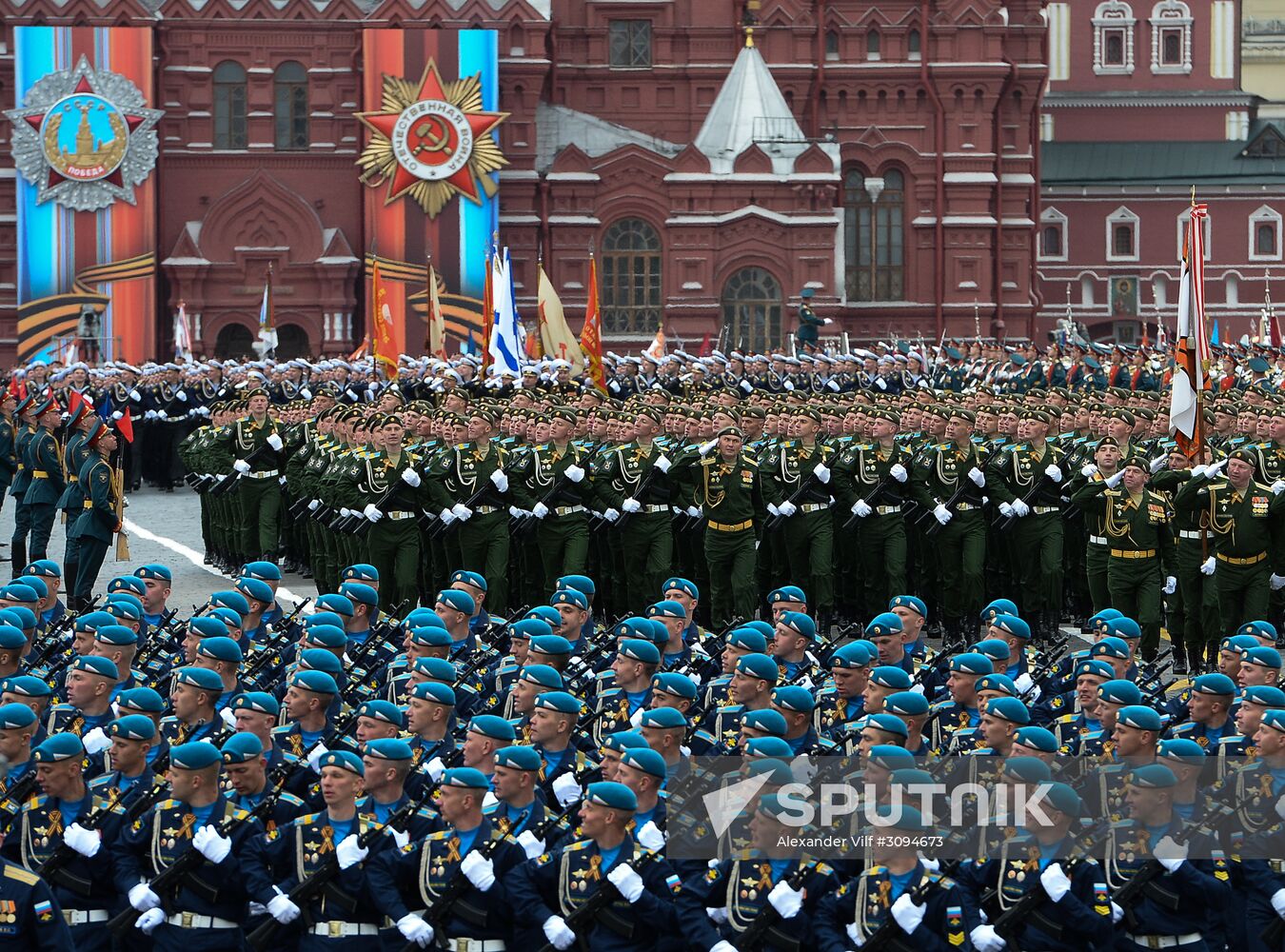 Military parade marking 72nd anniversary of Victory in 1941-45 Great Patriotic War