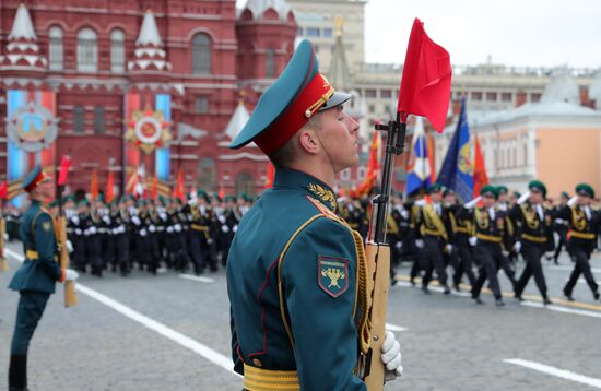 Military parade marking 72nd anniversary of Victory in 1941-45 Great Patriotic War