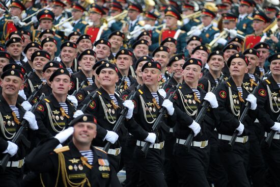 Military parade marking 72nd anniversary of Victory in 1941-45 Great Patriotic War