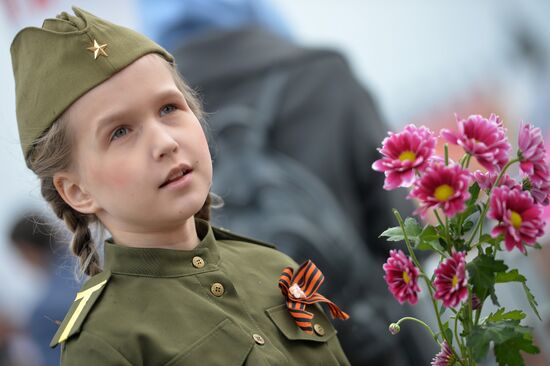 Victory Day celebrations in Russian cities