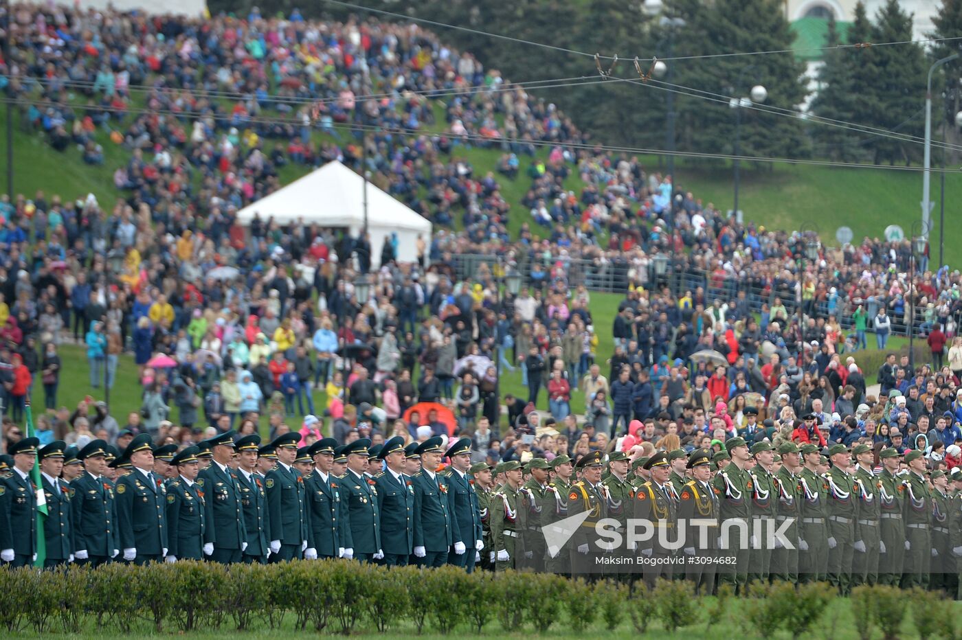 Victory Day celebrations in Russian cities