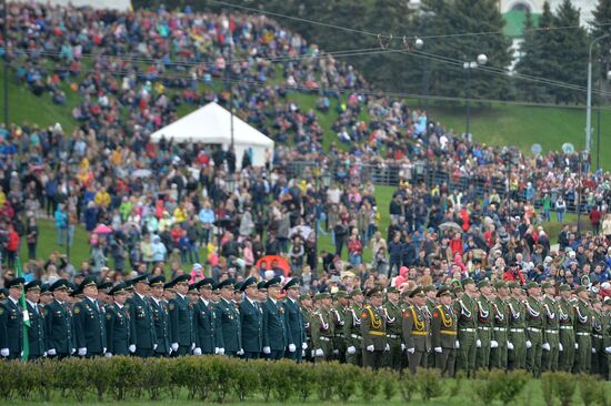 Victory Day celebrations in Russian cities