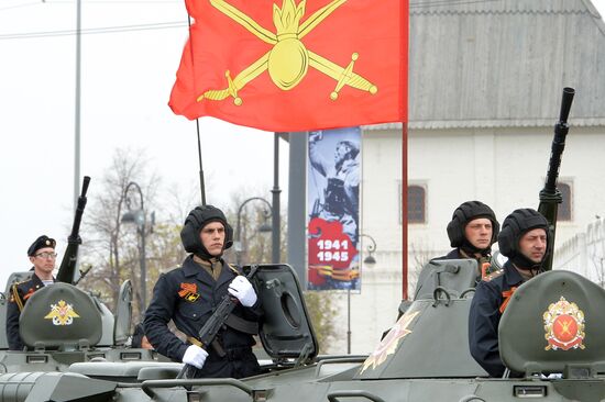 Victory Day celebrations in Russian cities