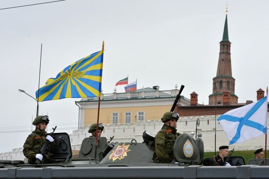 Victory Day celebrations in Russian cities