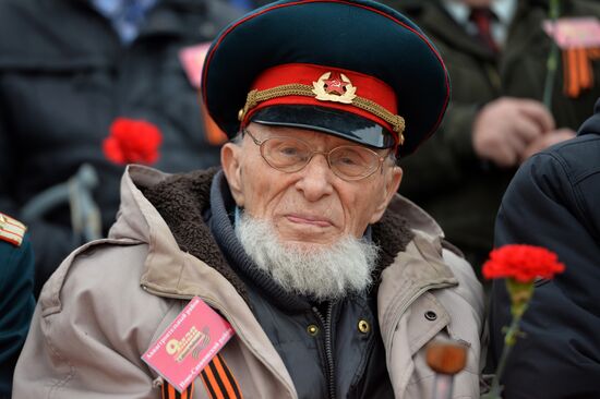 Victory Day celebrations in Russian cities