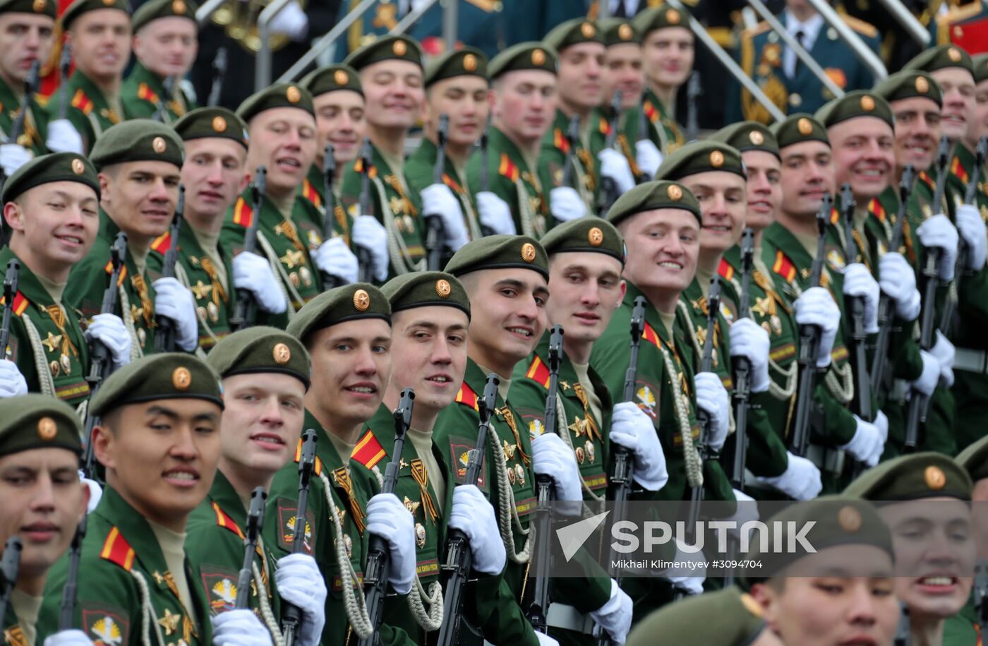 Military parade marking 72nd anniversary of Victory in 1941-45 Great Patriotic War