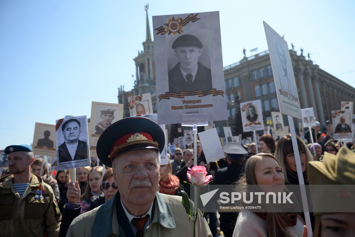 Immortal Regiment march in Russian cities