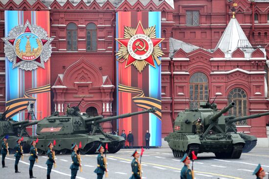 Military parade marking 72nd anniversary of Victory in 1941-45 Great Patriotic War