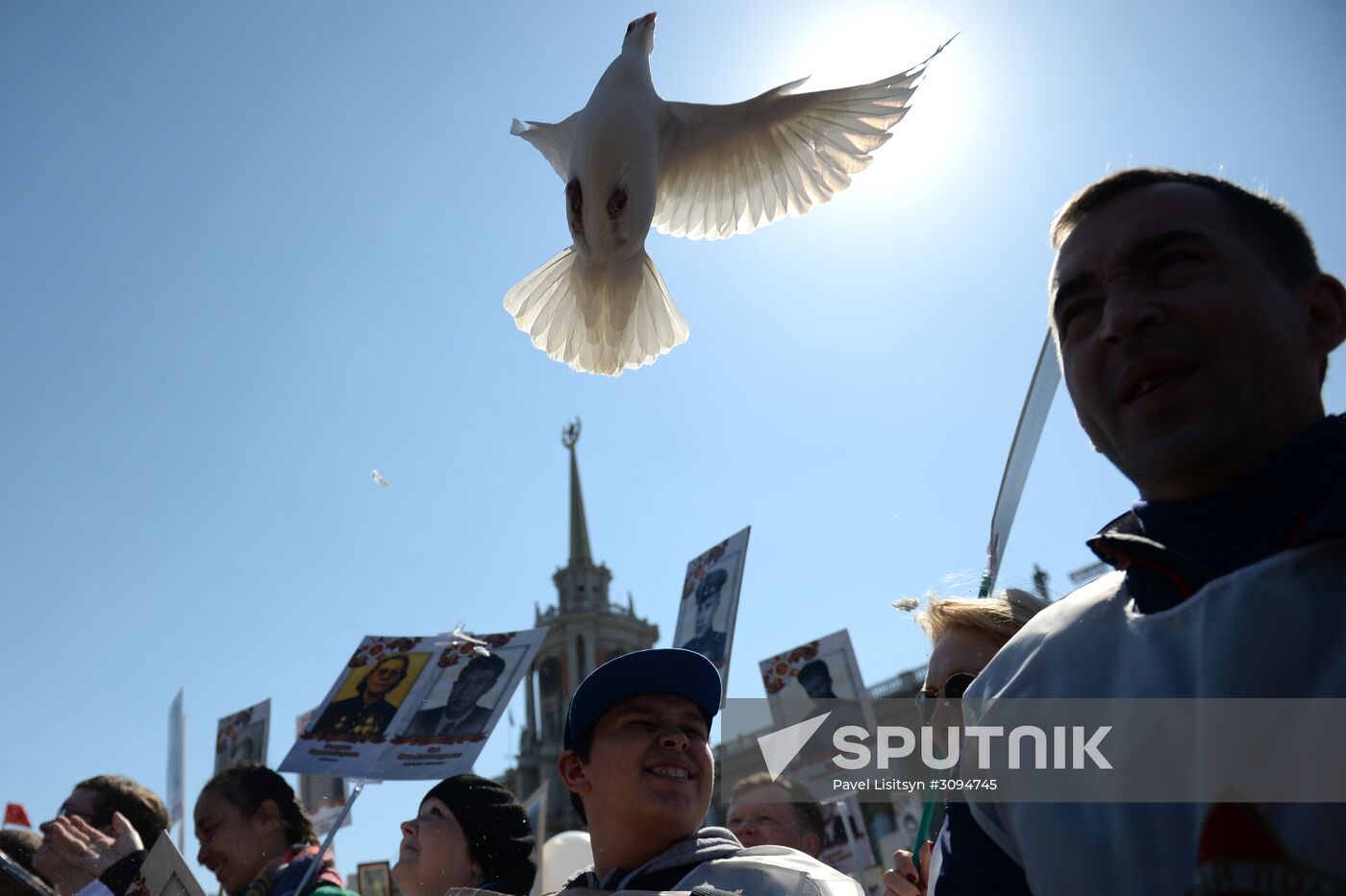 Immortal Regiment march in Russian cities