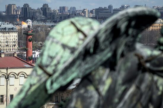 Victory Day celebrations in Russian cities