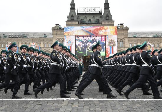 Military parade marking 72nd anniversary of Victory in 1941-45 Great Patriotic War