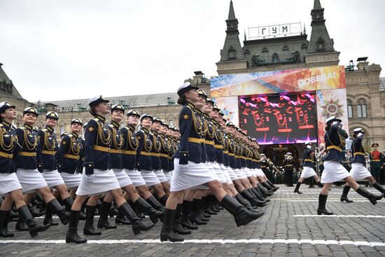 Military parade marking 72nd anniversary of Victory in 1941-45 Great Patriotic War