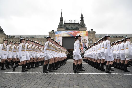 Military parade marking 72nd anniversary of Victory in 1941-45 Great Patriotic War