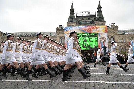 Military parade marking 72nd anniversary of Victory in 1941-45 Great Patriotic War
