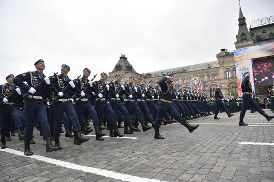 Military parade marking 72nd anniversary of Victory in 1941-45 Great Patriotic War