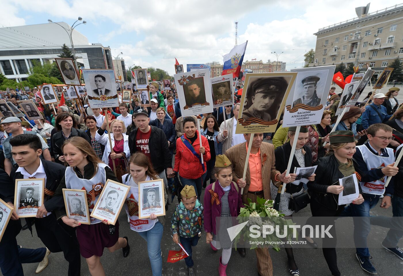 Immortal Regiment march in Russian cities