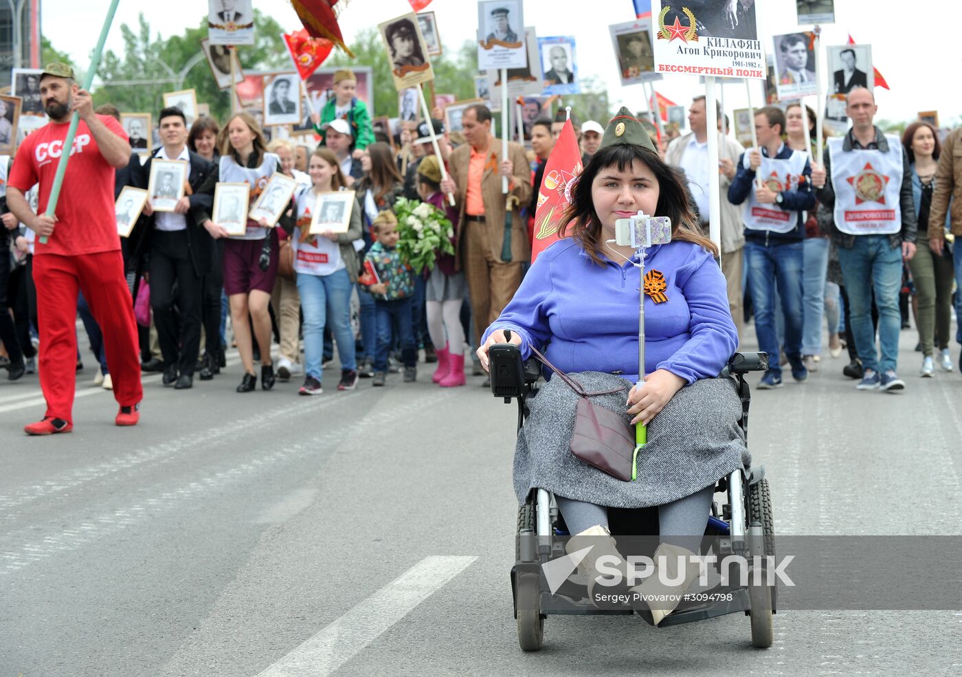 Immortal Regiment march in Russian cities