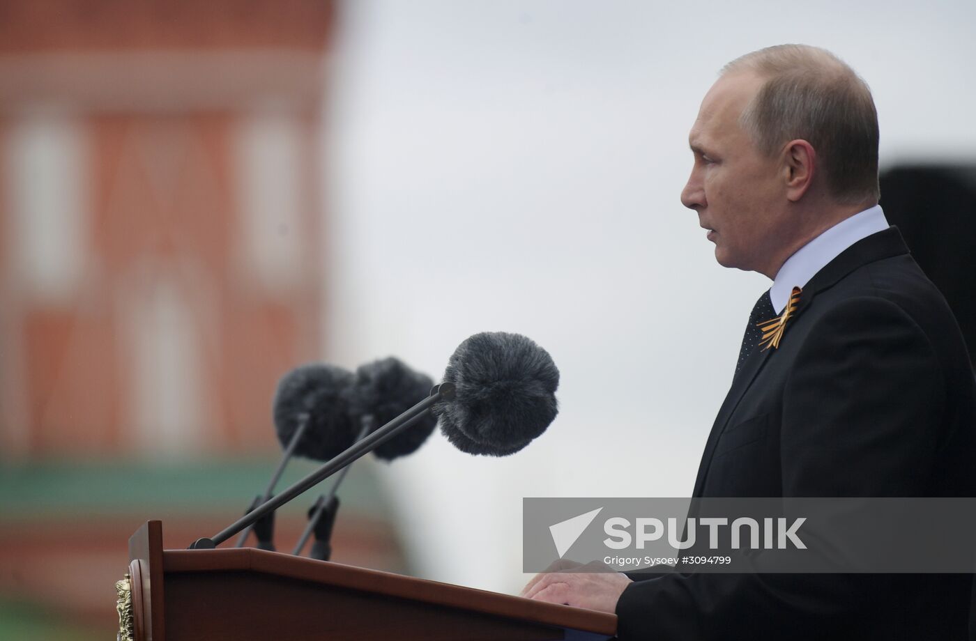 President Putin, Prime Minister Medvedev attend military parade on 72nd anniversary of victory in Great Patriotic War
