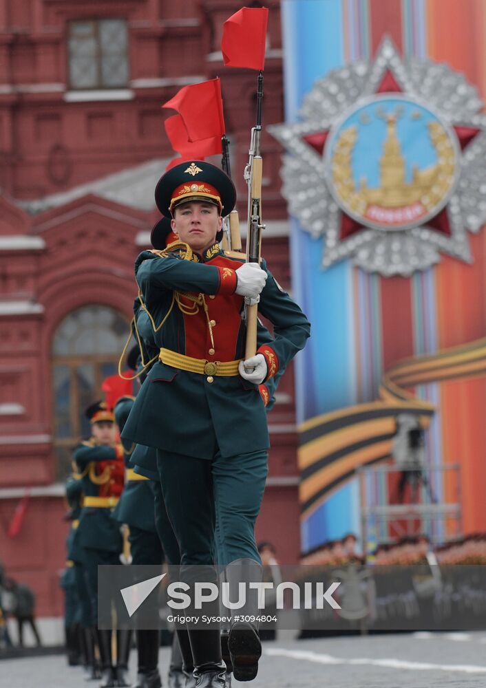 Military parade marking 72nd anniversary of Victory in 1941-45 Great Patriotic War