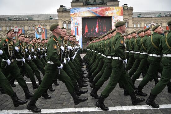 Military parade marking 72nd anniversary of Victory in 1941-45 Great Patriotic War